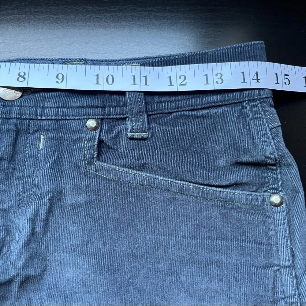 Y2K Horny Toad Navy Corduroy Mini Skirt Size 2